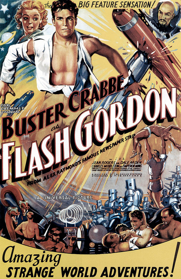 Flash Gordon, Jean Rogers, Buster Photograph by Everett