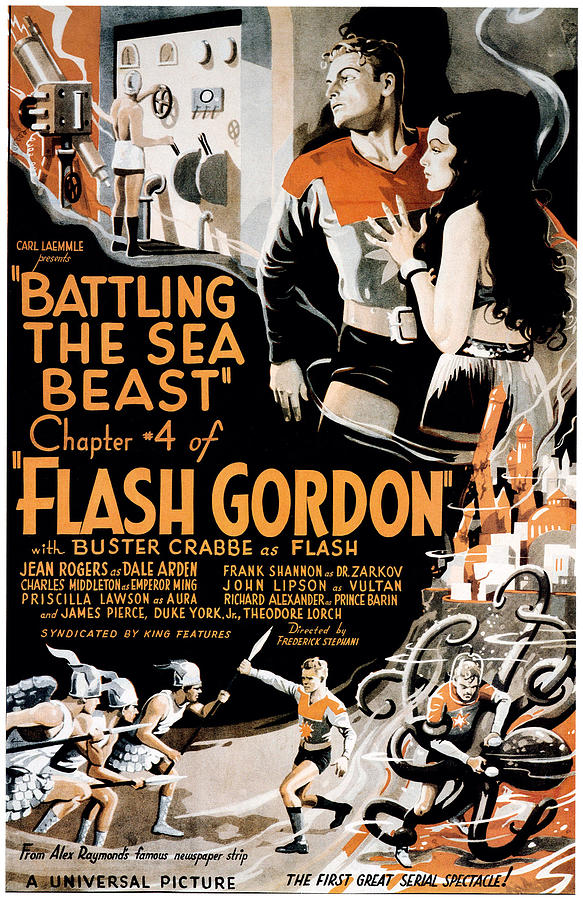 Flash Gordon, Larry Buster Crabbe Photograph by Everett