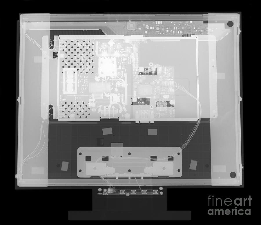 Flat Panel Computer Screen X-ray Photograph by Ted Kinsman