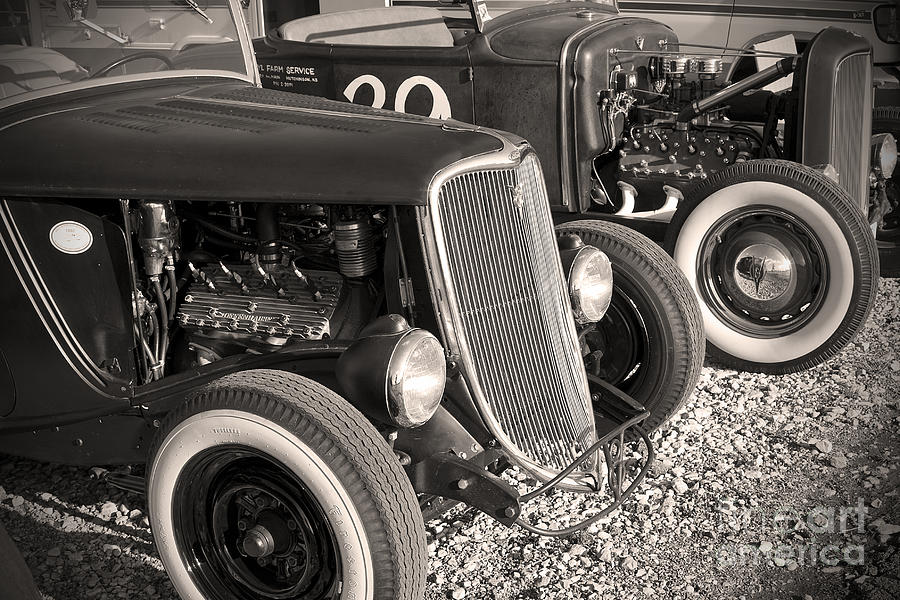 Flatheads and Whitewalls Photograph by Dennis Hedberg