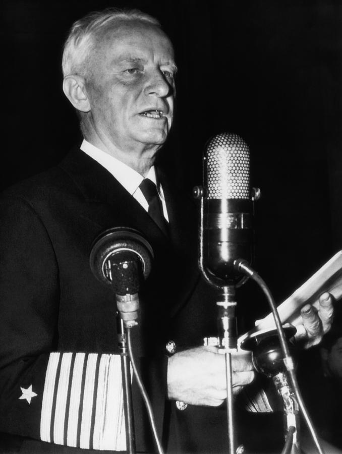 Fleet Admiral Chester Nimitz Testifying by Everett