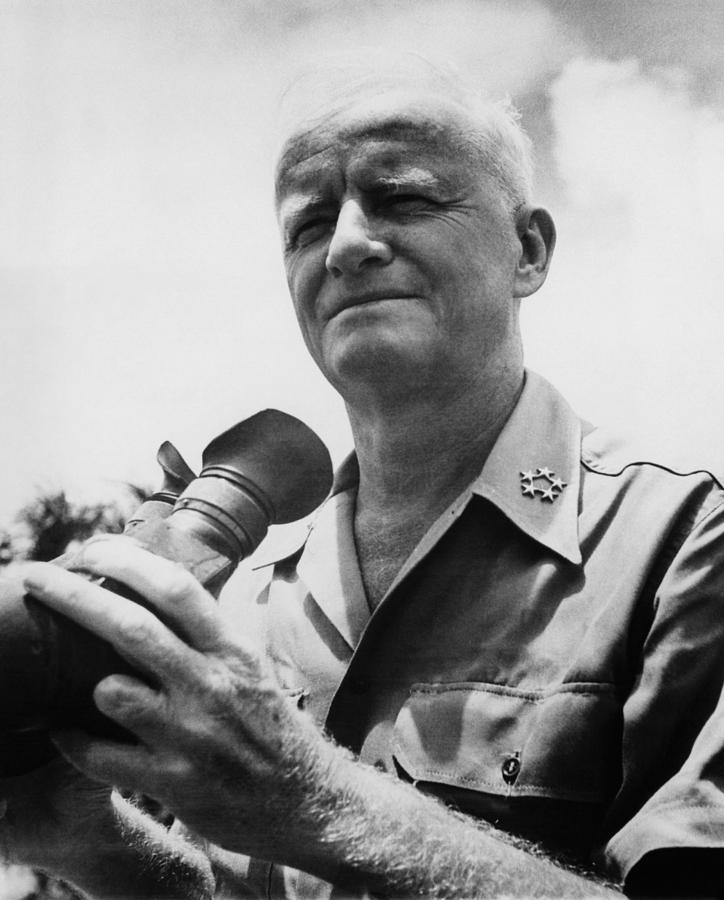 Admiral Chester with Nimitz During WWII' Photographic Print