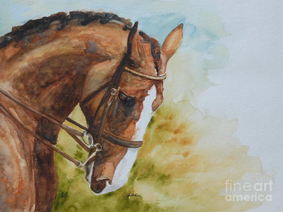 Horse Painting - Flex by Gretchen Bjornson