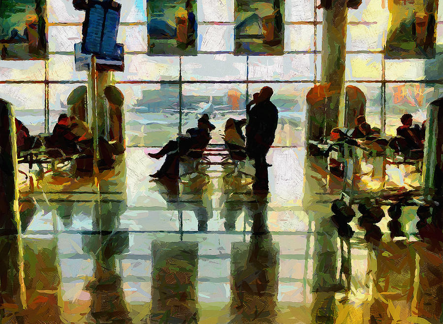 Flight Delayed Digital Art By Yury Malkov Fine Art America