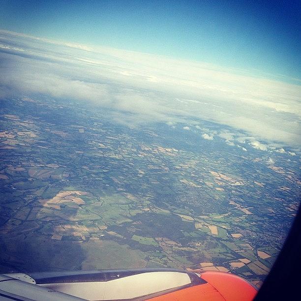 Land Photograph - #flight #plane #land #clouds #cloudporn by Hannah Dolphin