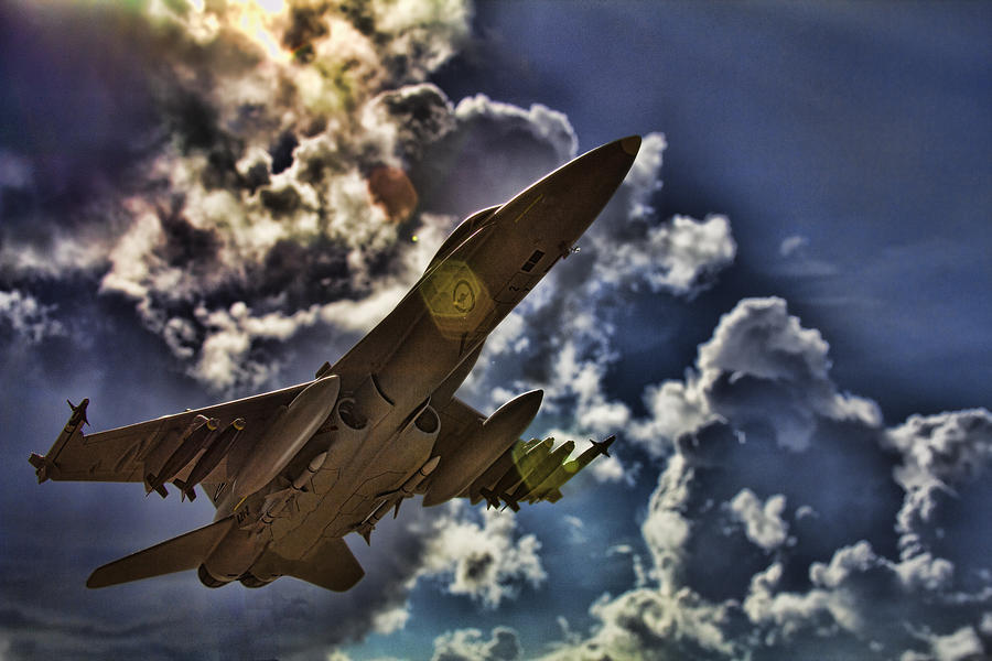 Airplane Photograph - Flightpath by Douglas Barnard