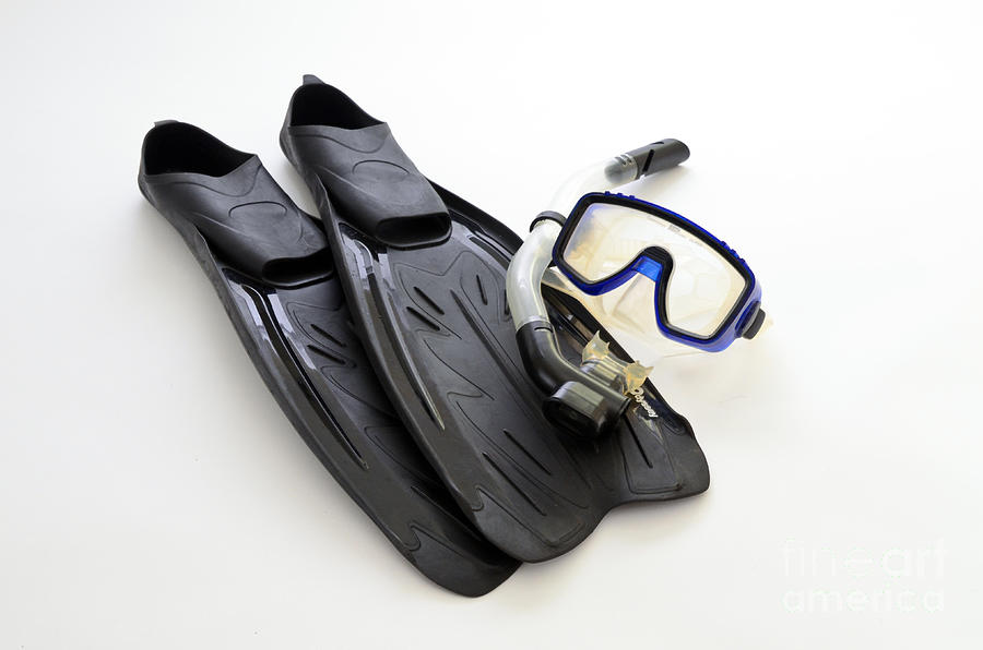 Flippers, Mask And Snorkel Photograph by Photo Researchers - Pixels