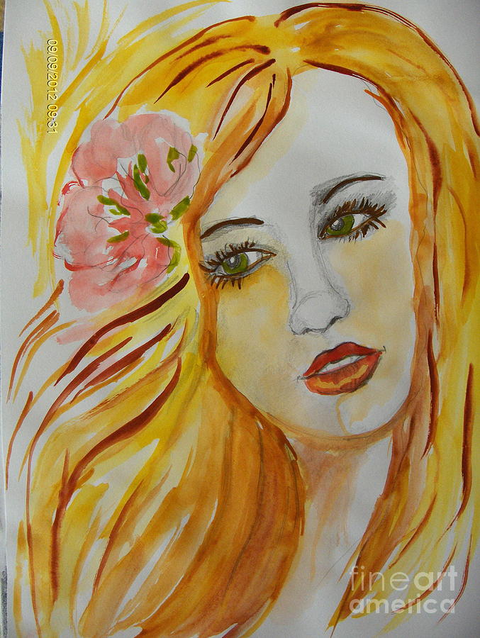 Floarea Soarelui Painting by Farfallina Art -Gabriela Dinca-