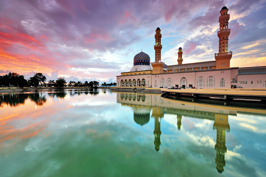 Floating Mosque Of Kota  Kinabalu Photograph by Nora Carol 