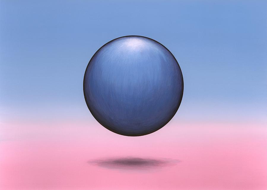 Floating Sphere, Abstract Artwork 