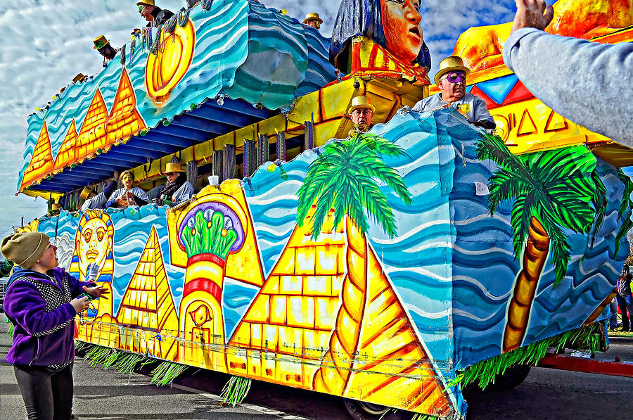 New Orleans Photograph - Floating Thru Mardi Gras 2 by Steve Harrington