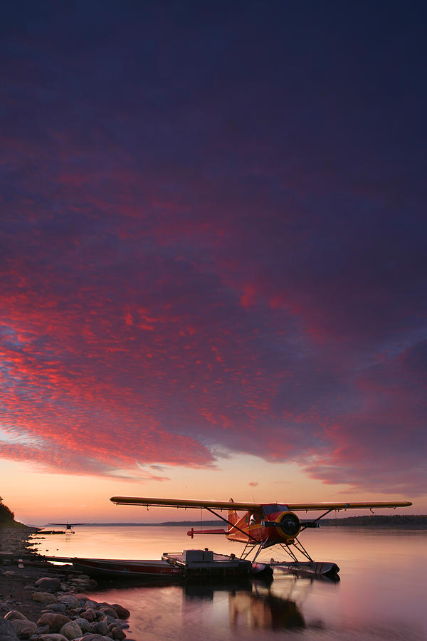 Floatplane And Sunset Photograph by Robert Postma - Fine Art America