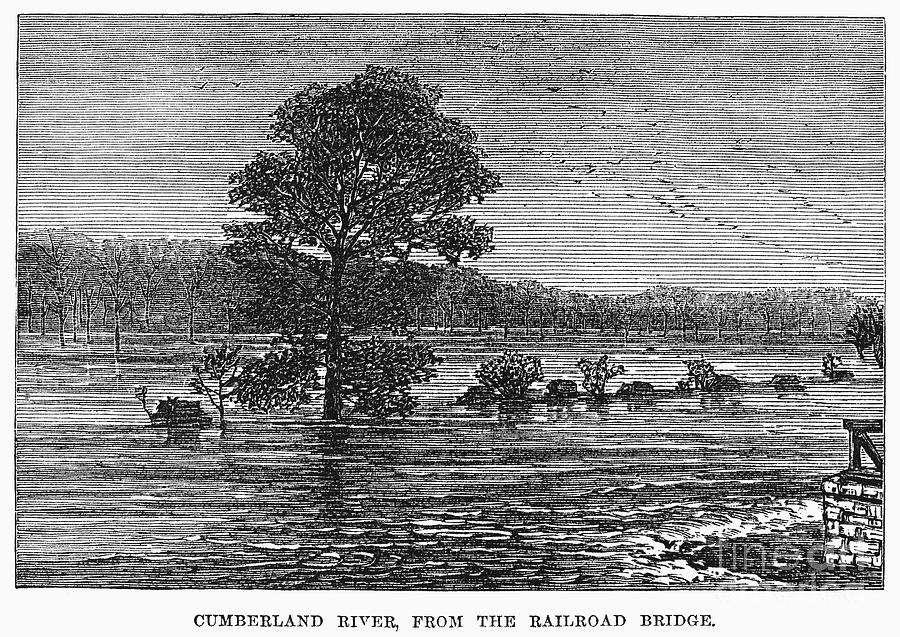 Flood: Clarksville, 1874 Photograph by Granger - Fine Art America