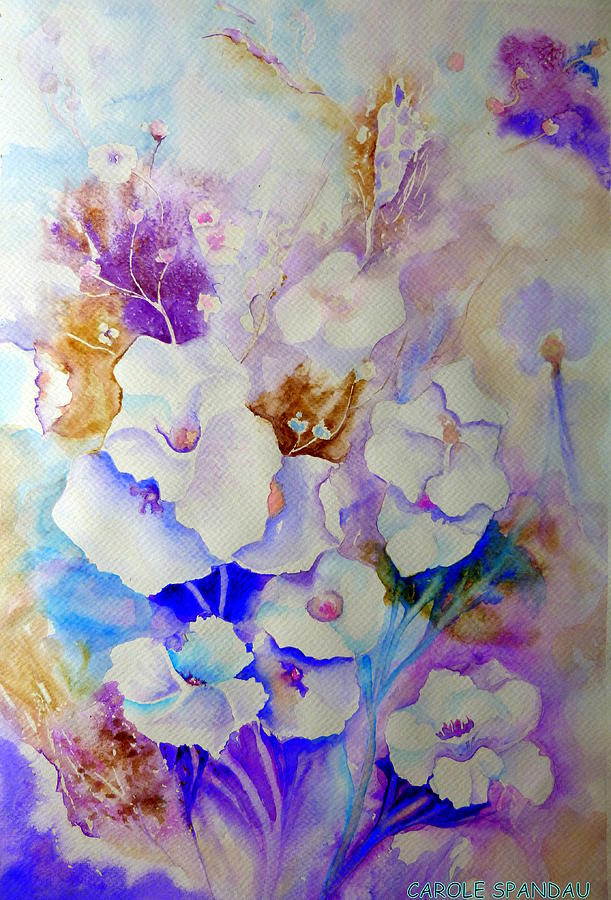 Floral Bouquet Painting by Carole Spandau