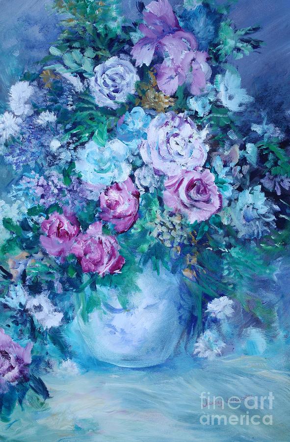 Floral Feeling Painting by Judy Groves - Fine Art America