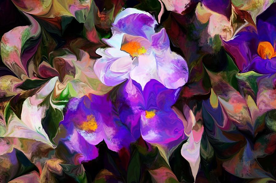 Floral Jam Digital Art by David Lane