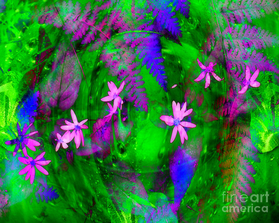 Floral Digital Art - Floral Medley by Ruth Kongaika Floral Digital Art - Floral Medley by Ruth Kongaika