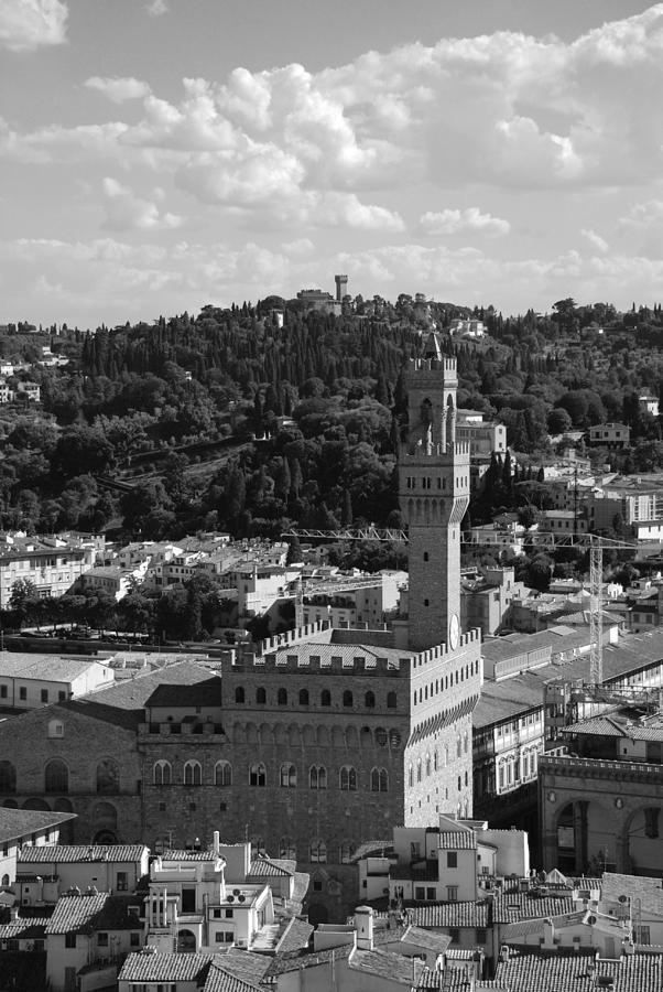 Florence - Black And White Photograph