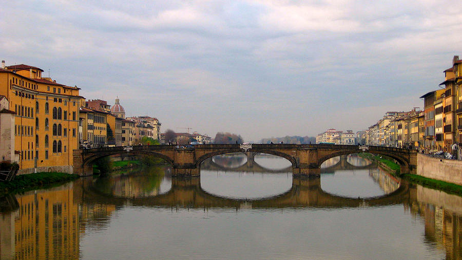Florence Italy Bridge Photograph by Catie Canetti