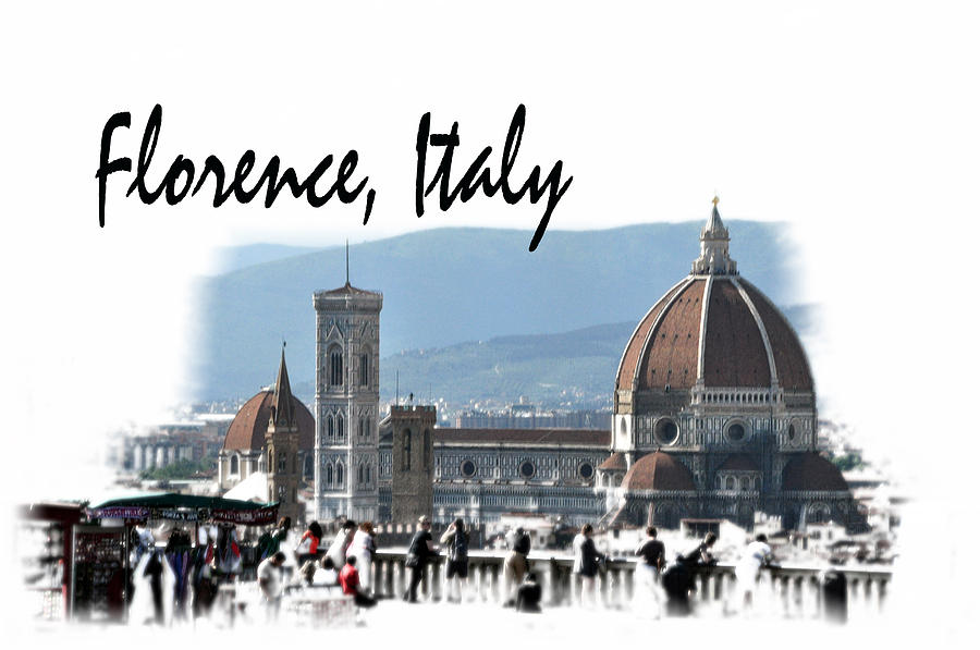 Florence Italy Postcard Photograph by Allan Rothman
