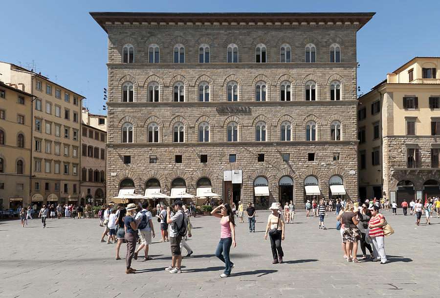 Florence Piazza della Signoria Photograph by Matthias Hauser