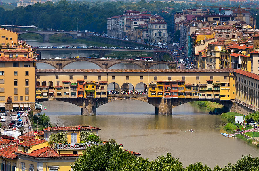 Florence Ponte Veccio Photograph by Travel Images Worldwide - Pixels