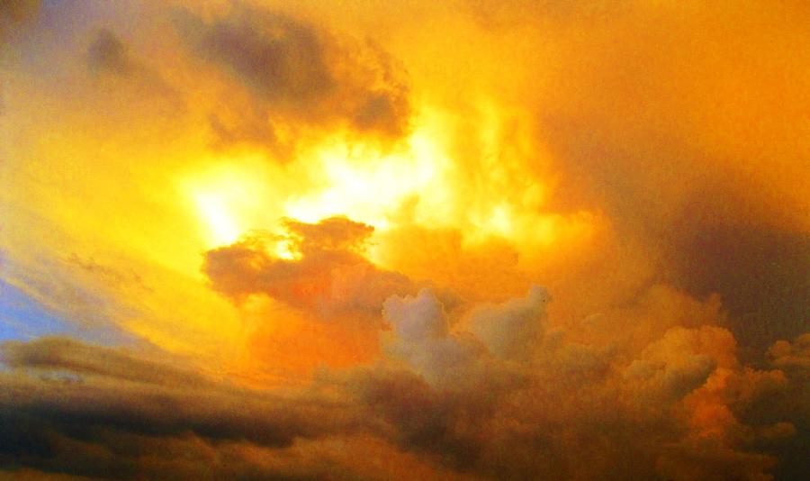 Florida Storm Cloud Sunset Photograph by Angela Murray