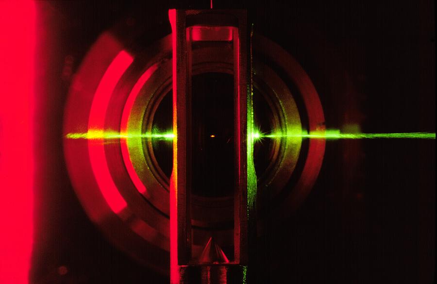 Flow Cytometry Laser Photograph by Lawrence Berkeley National Laboratory
