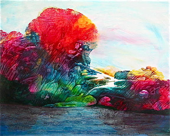 Flow Painting by Janice Nabors Raiteri