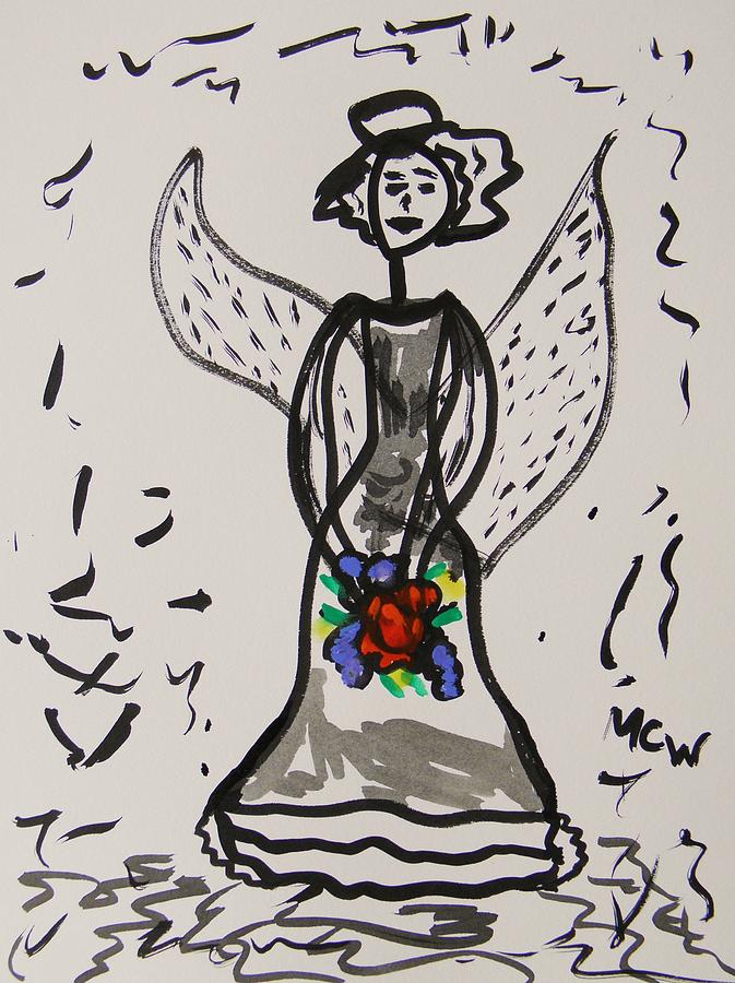 Flower Angel Painting by Mary Carol Williams
