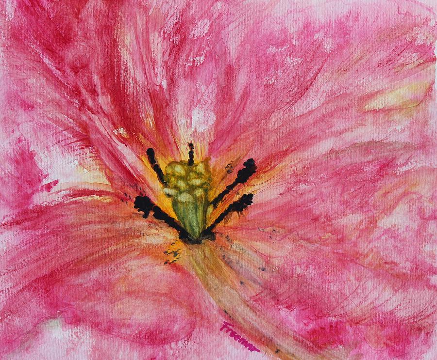 Flower burst Painting by Jan Freeman