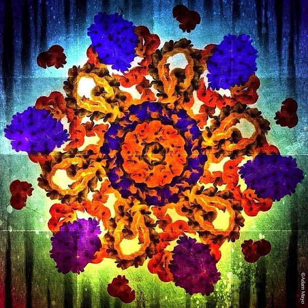 Instagrammer Photograph - Flower Dance - In A Psychedelic Trance by Photography By Boopero