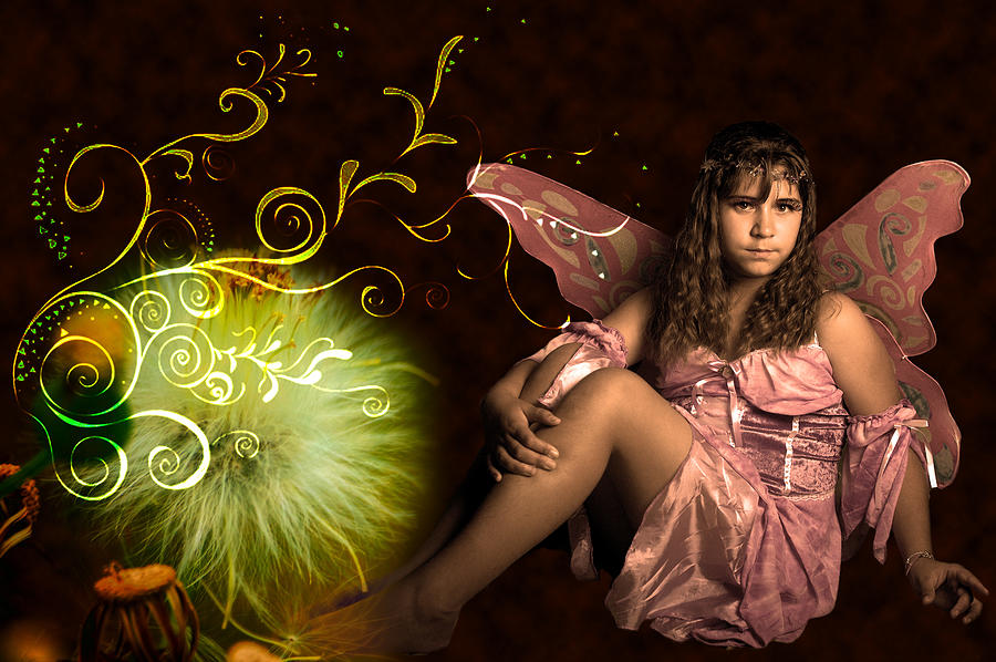 Flower Fairy Photograph by Prince Andre Faubert