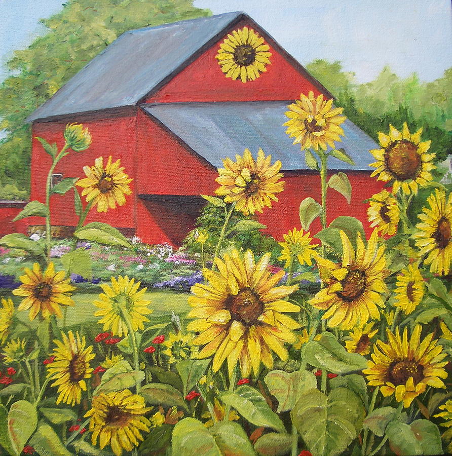 Flower Farm Painting