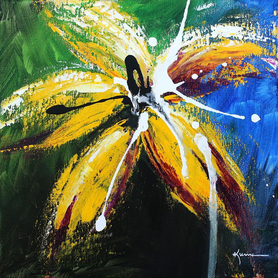 Abstract Painting - Flower of Felucia by Kume Bryant