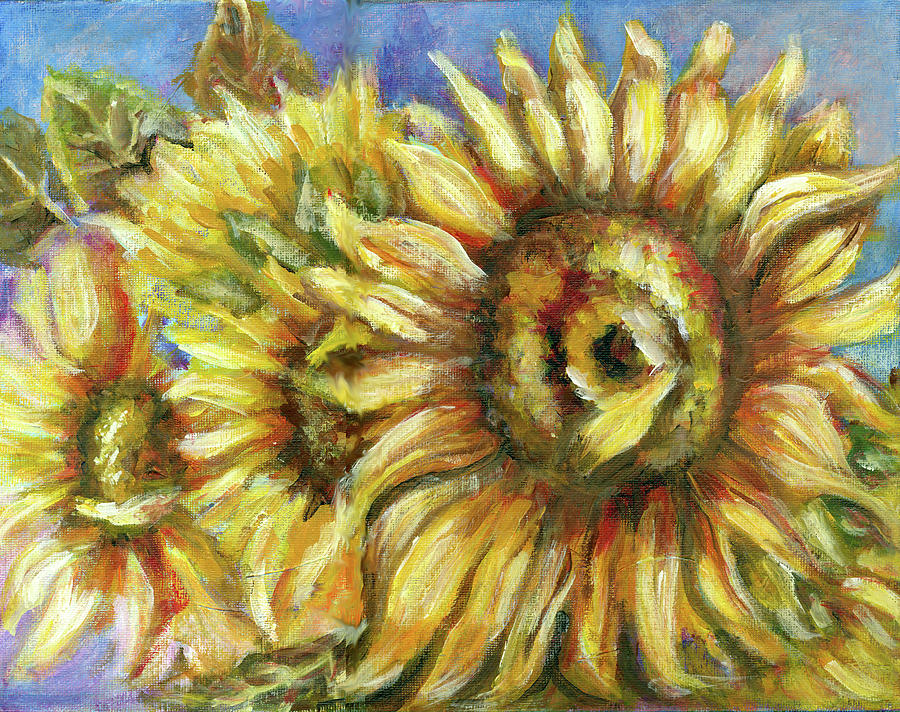 Flower Painting Painting by Patricia Halstead