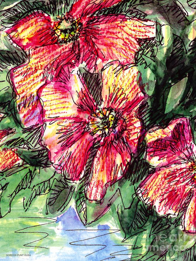 Flower Paintings MA 1 Painting by Gordon Punt