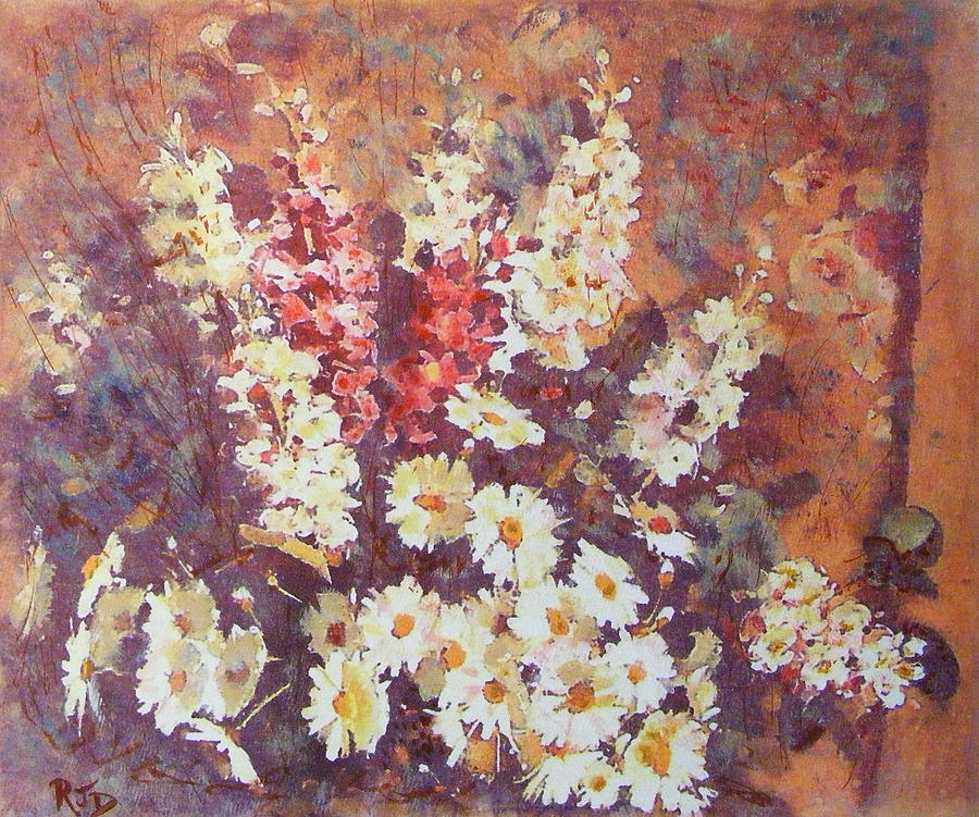 Flower Profusion  Painting by Richard James Digance