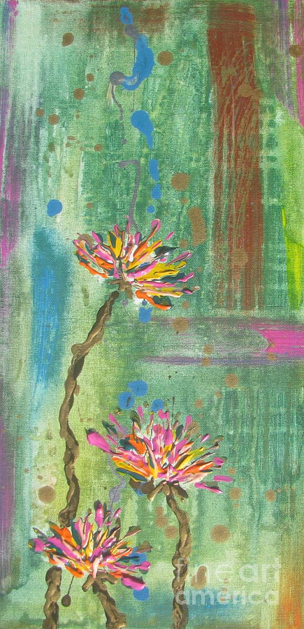 Flowers 1 Painting by Jacqueline Athmann