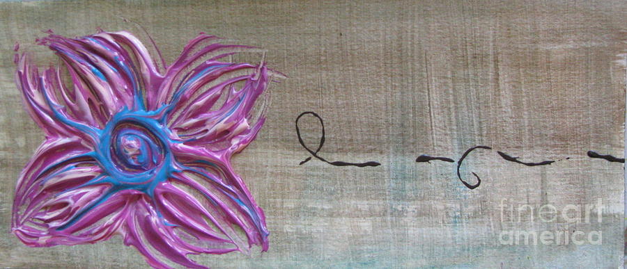 Flowers 10 Painting by Jacqueline Athmann