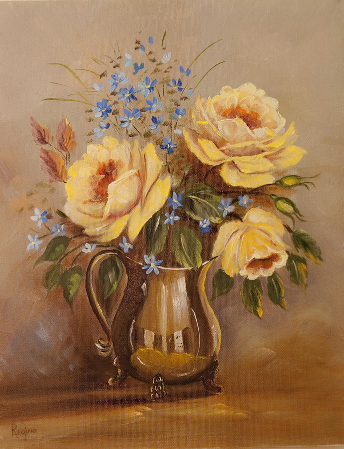 Flowers For Life Painting by Gina Cordova
