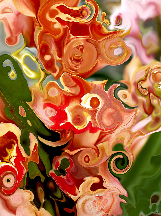 Flowers in Abstraction Photograph by JoAnn Lense