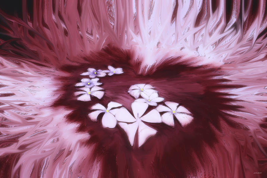 Flowers In Her Heart Digital Art by Linda Sannuti