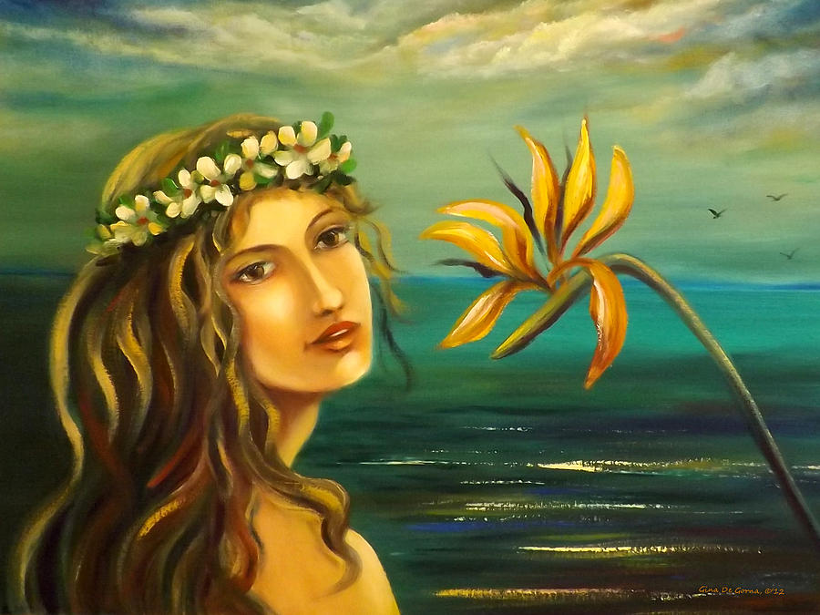 Flower Painting - Flowers of Paradise 11 by Gina De Gorna