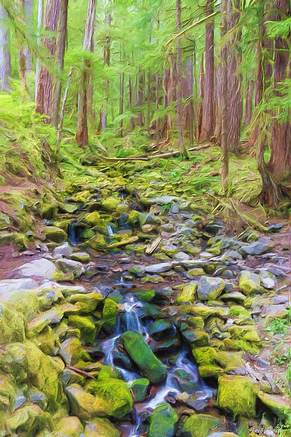 Flowing Through The Woods II Photograph by Heidi Smith