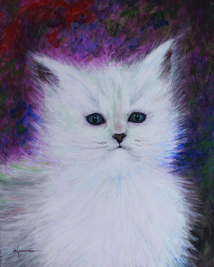 Fluffy Painting by Kume Bryant