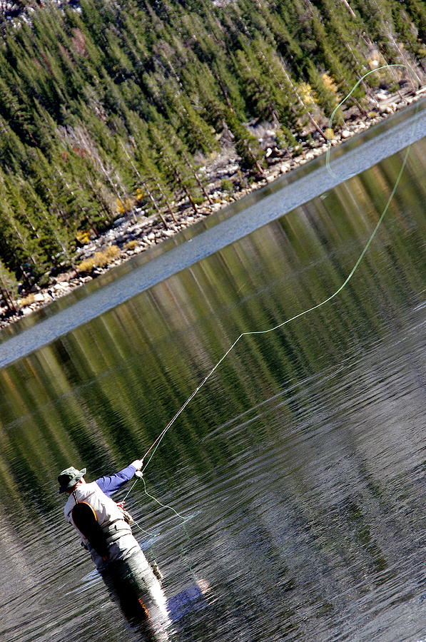 Fly Fishing Photograph by Jeff Lowe