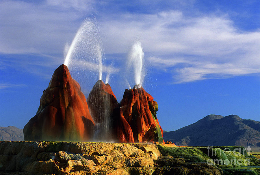 Fly Geyser Nevada Photograph by Bob Christopher