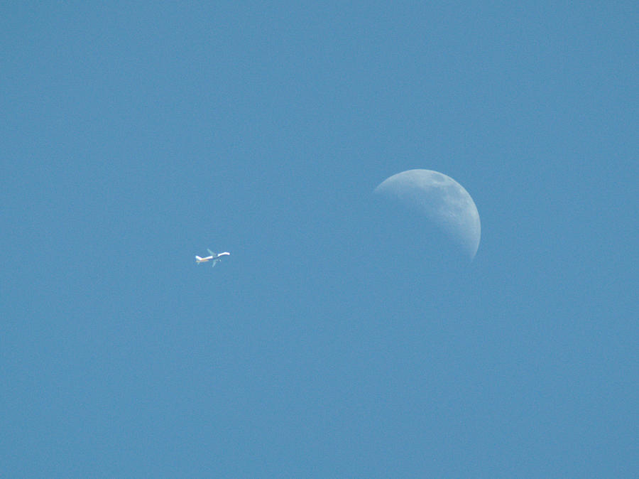Fly me to the Moon Photograph by Chris Day