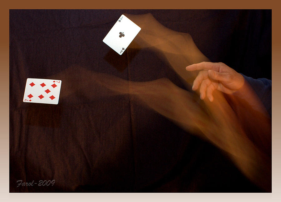 Flying Cards Photograph by Farol Tomson
